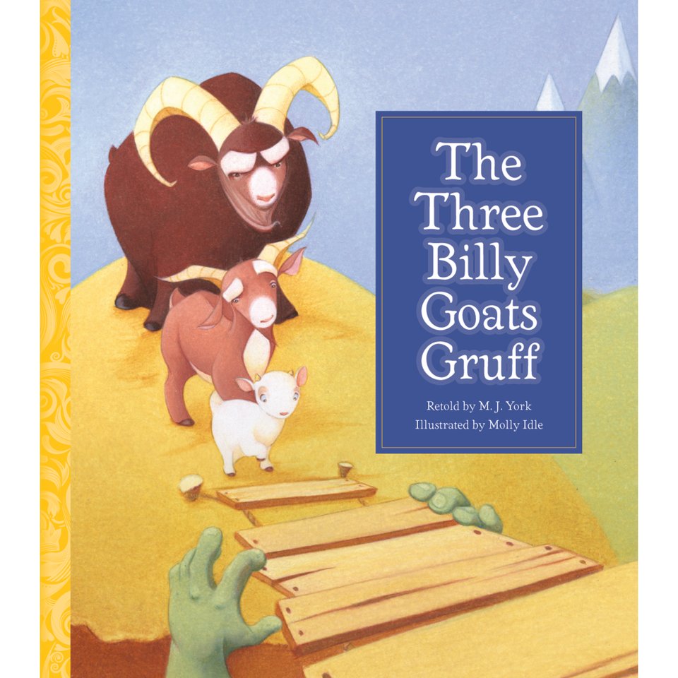 The Three Billy Goats Gruff by MJ York - Audiobook