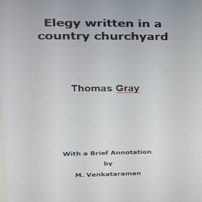 Elegy Written in a Country Churchyard thumbnail
